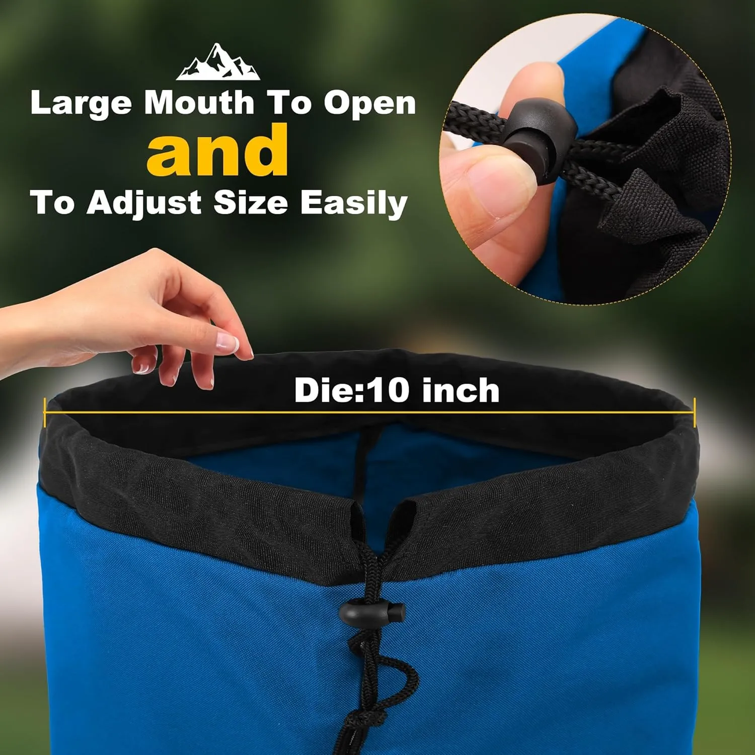 1 Pack 900D 48 Inch Camp Chair Bag Replacement with Shoulder Strap Camp Bag Folding Chair Bag Fishing Outdoor Storage Bag(48 * 16.5 * 10.2Inch) (1, Blue, XL)