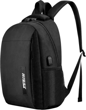 Anti-theft Laptop Backpack with USB Charging Port & Lock - 15.6 Inch Travel Laptop Backpack for Women,Men,Business,travel-Black