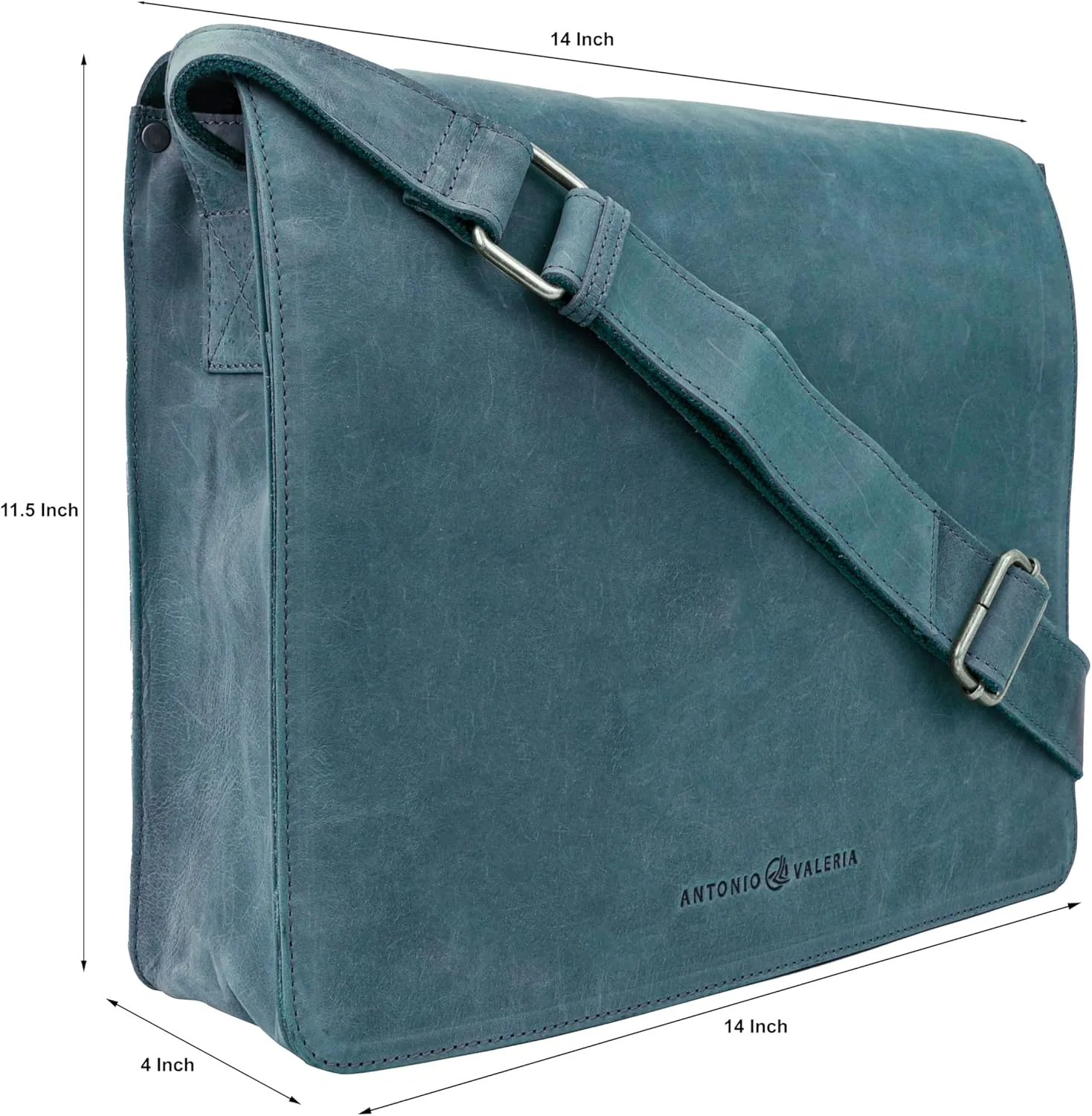 Antonio Valeria Albert Premium Leather Messenger Bag for Men