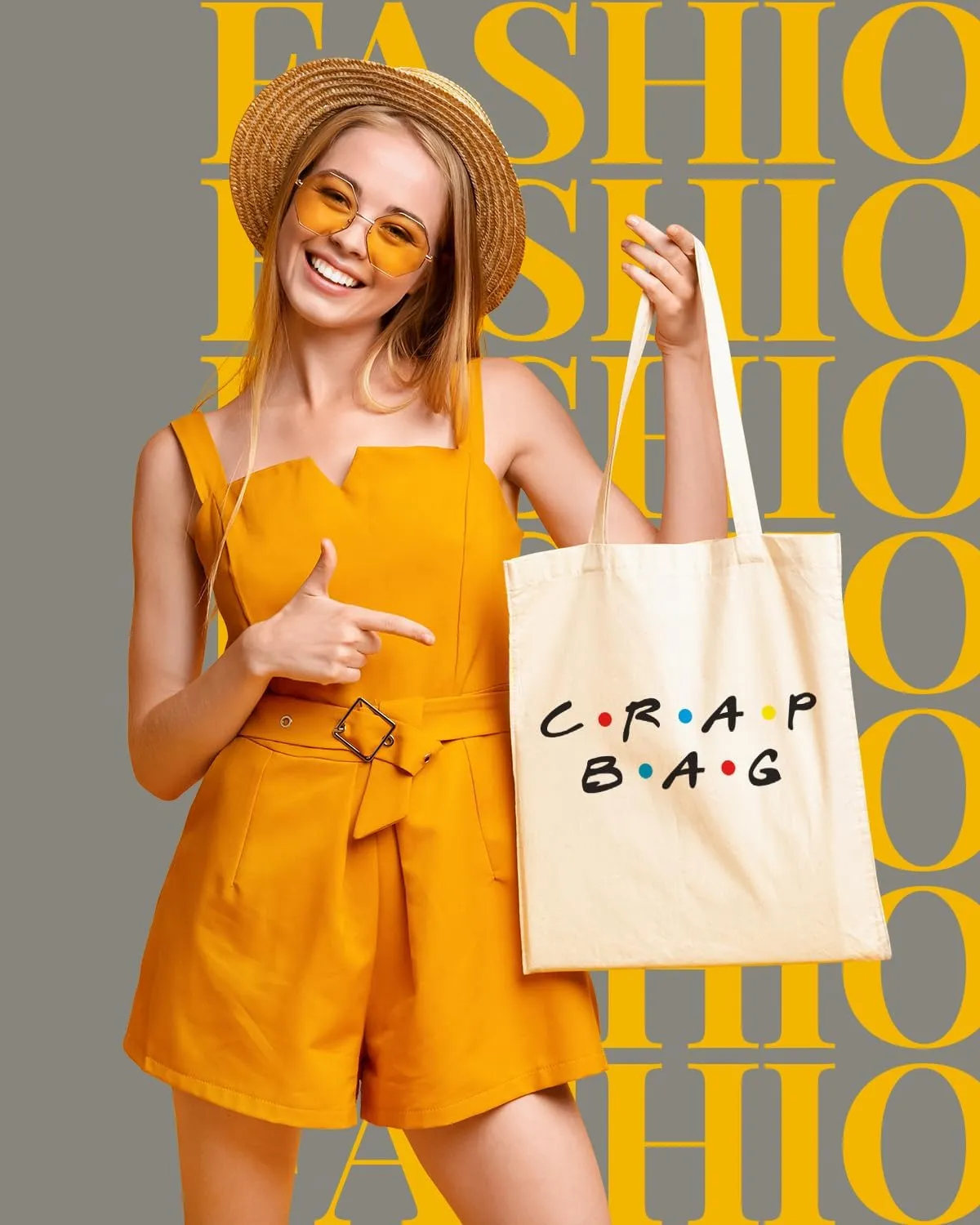 AUSVKAI Canvas Tote Bag Aesthetic Cute For Women College Grocery Bag Cotton Cloth Beach Totes Gift
