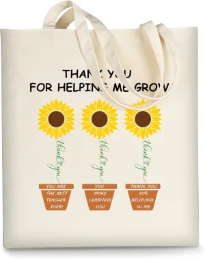 AUSVKAI Canvas Tote Bag for Women, Aesthetic Cute Grocery Grocery Reusable Cotton Gift Bag for Shooping Beach Trendy Gifts