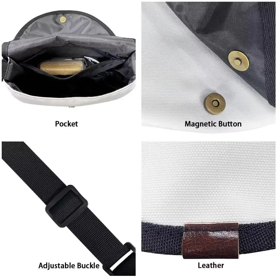 Aztec Horse Women Crossbody Bags Luck Clouds Casual Messenger Bag St. Patrick's Day Shoulder Bag with Zipper Pocket