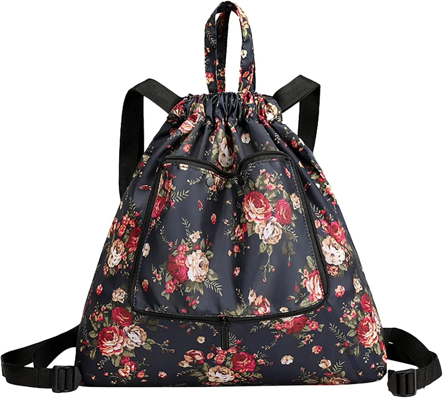 Beach Tote Bag Drawstring Seal Folding Sports Fitness Backpack Light Travel Day-Pack For Gym Outdoor Mens Beach Travel E