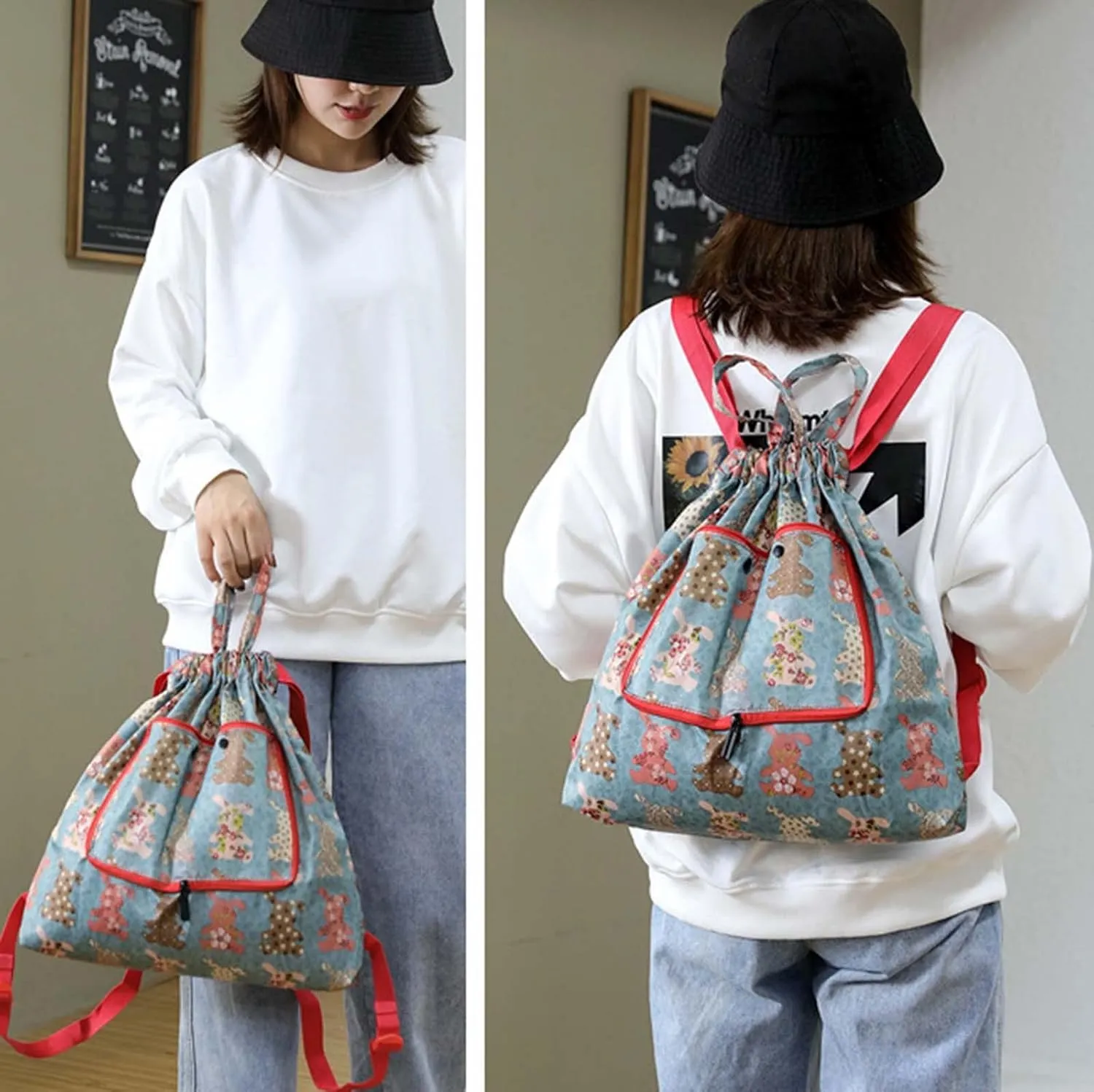 Beach Tote Bag Drawstring Seal Folding Sports Fitness Backpack Light Travel Day-Pack For Gym Outdoor Mens Beach Travel E