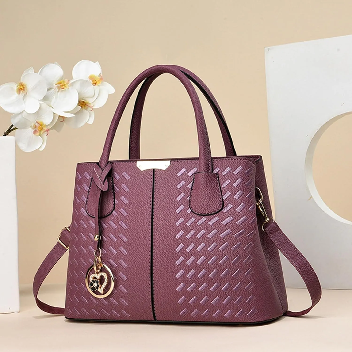 Beach Tote Bag Large Leather Handbags Crossbody Bag Adjustable Strap For Work Outdoor Shopping Mama Wife S