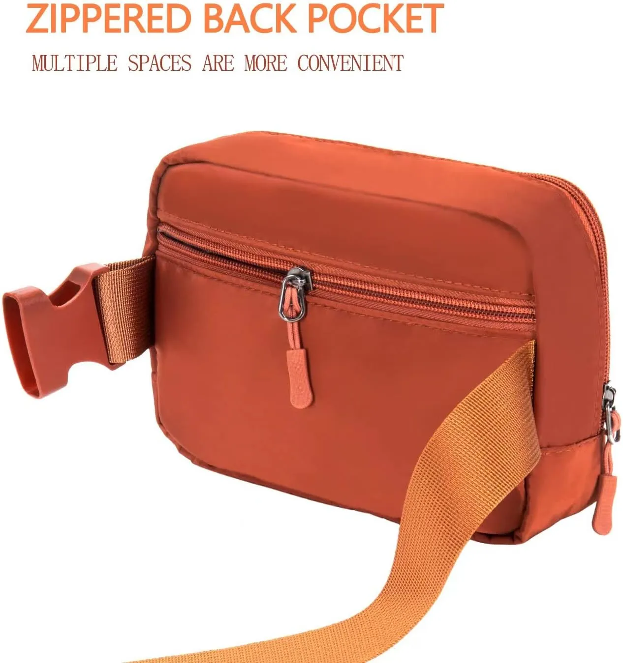 Belt bag Fanny pack crossbody bags for women Everywhere belt bag (Coffee)