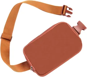 Belt bag Fanny pack crossbody bags for women Everywhere belt bag (Coffee)