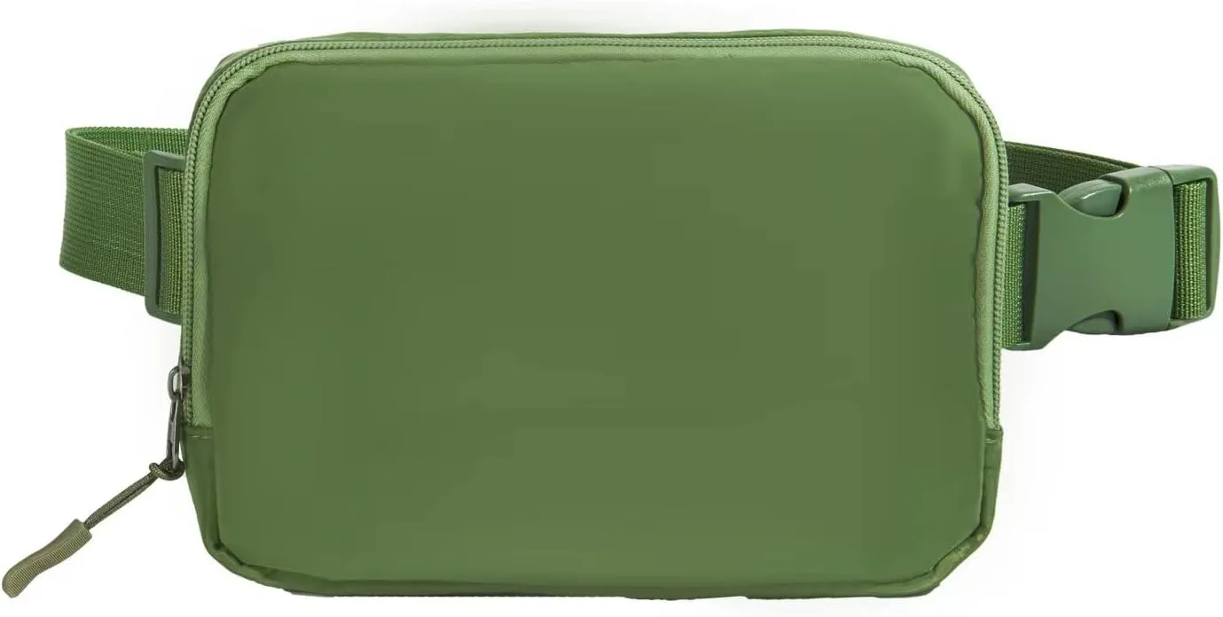 Belt bag Fanny pack crossbody bags for women Everywhere belt bag (Green)
