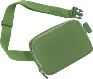 Belt bag Fanny pack crossbody bags for women Everywhere belt bag (Green)