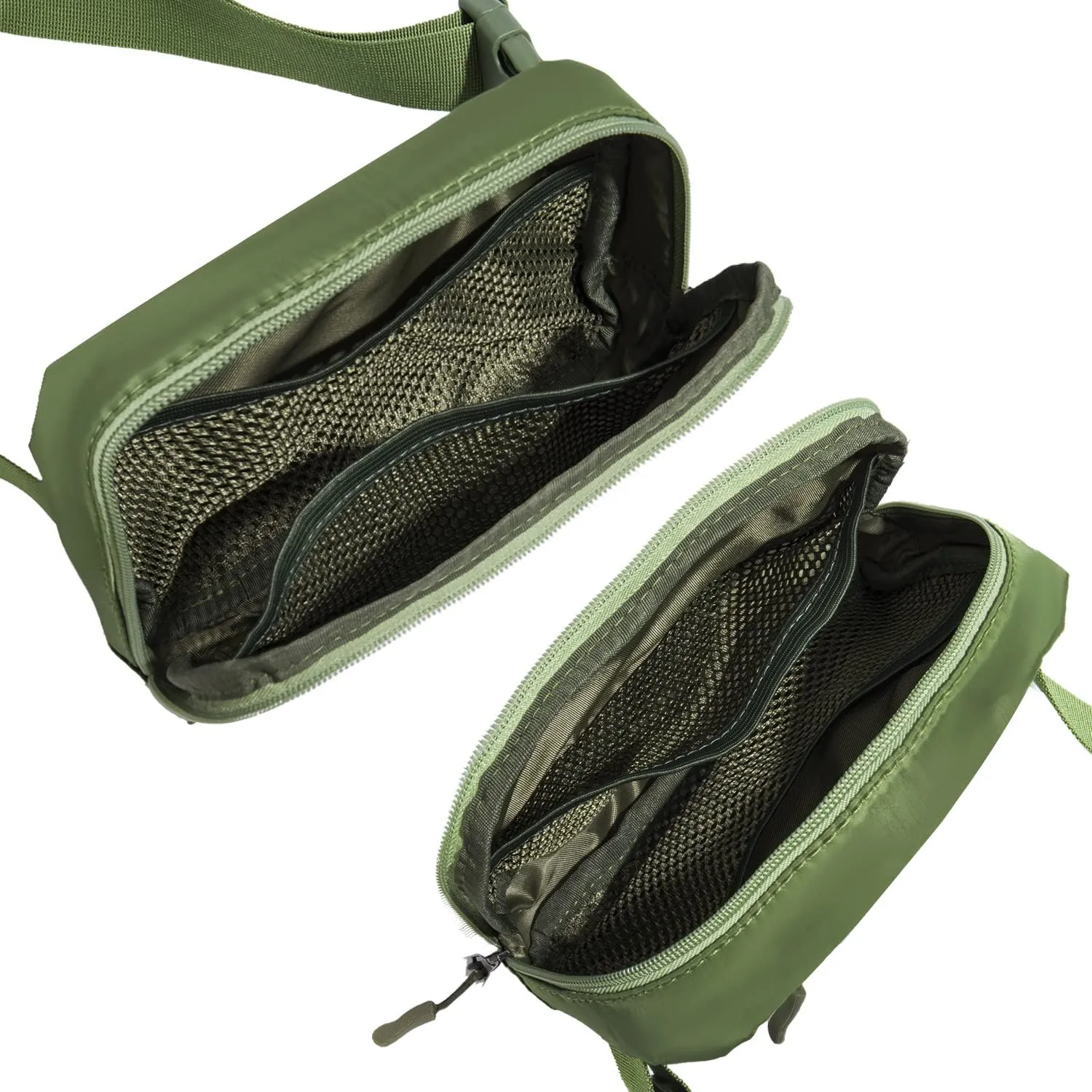 Belt bag Fanny pack crossbody bags for women Everywhere belt bag (Green)