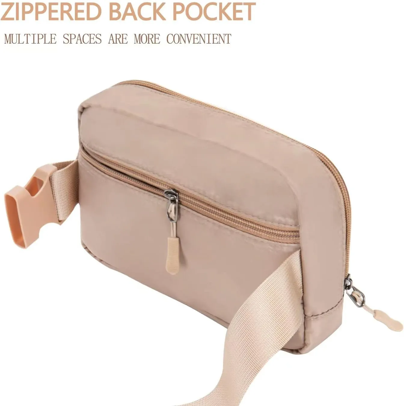Belt bag Fanny pack crossbody bags for women Everywhere belt bag (Khaki)