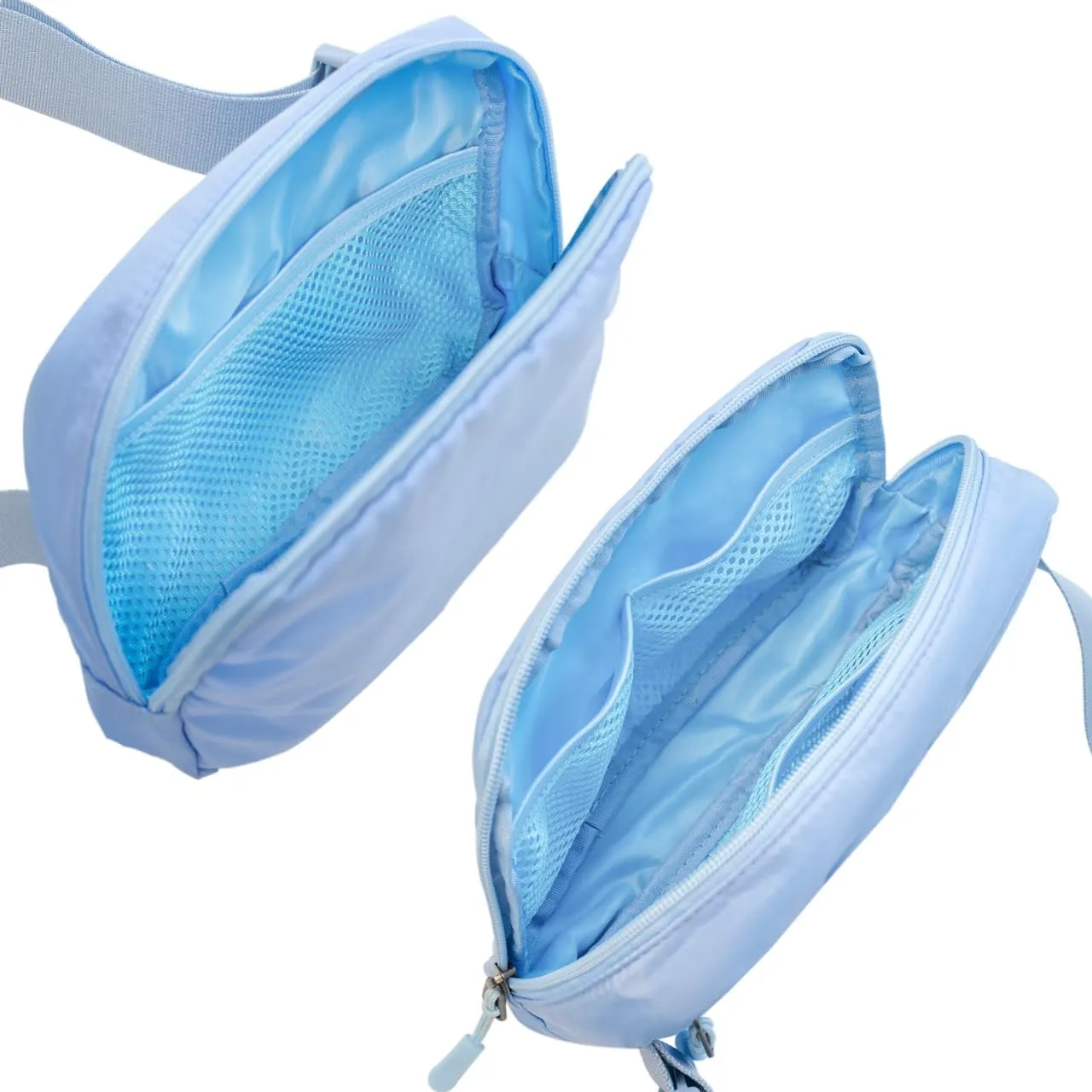Belt bag Fanny pack crossbody bags for women Everywhere belt bag (Light blue)