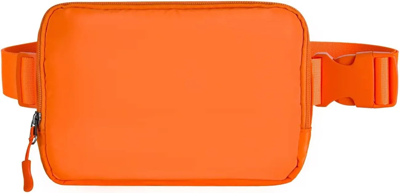 Belt bag Fanny pack crossbody bags for women Everywhere belt bag (Orange)
