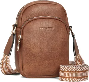 BOSTANTEN Small Crossbody Bags for Women Designer Zip Cell Phone Purse Shoulder Handbags Wallet with Card Slots