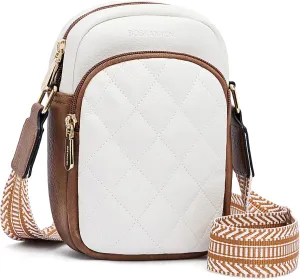 BOSTANTEN Small Crossbody Bags for Women Designer Zip Cell Phone Purse Shoulder Handbags Wallet with Card Slots