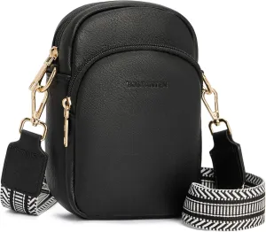 BOSTANTEN Small Crossbody Bags for Women Designer Zip Cell Phone Purse Shoulder Handbags Wallet with Card Slots