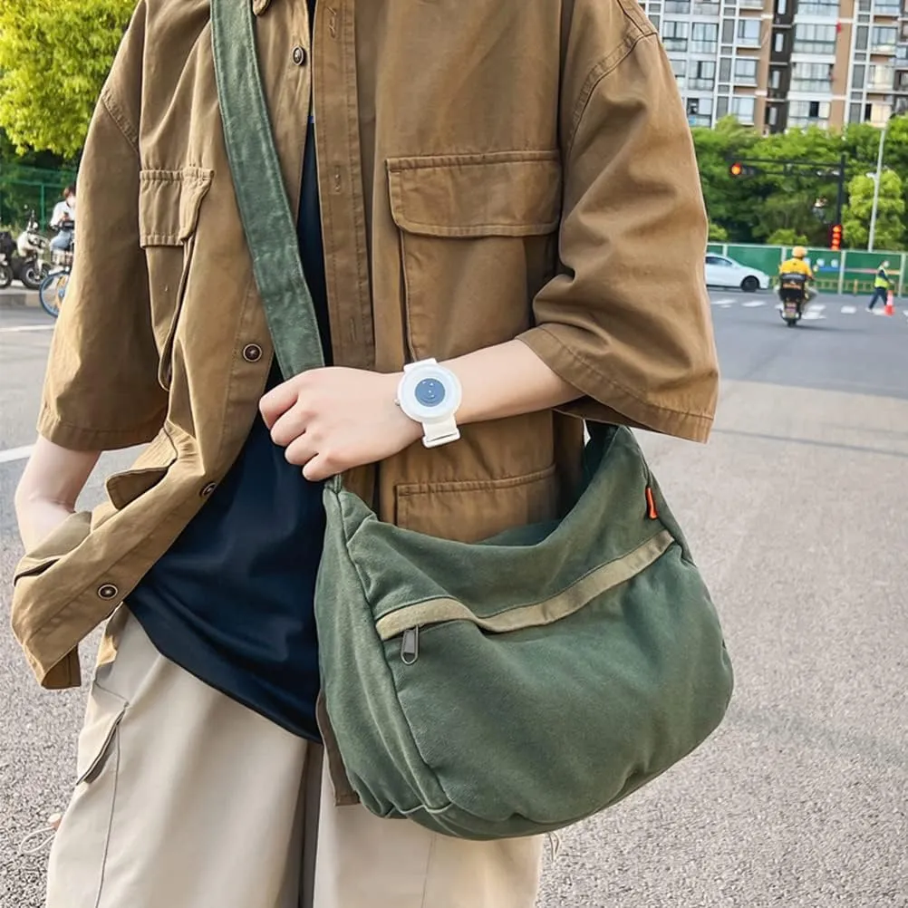 Canvas Tote Bag for Women Men Unisex Purses Women's Crossbody Handbags Hobo Shoulder Bag for Teen Girls