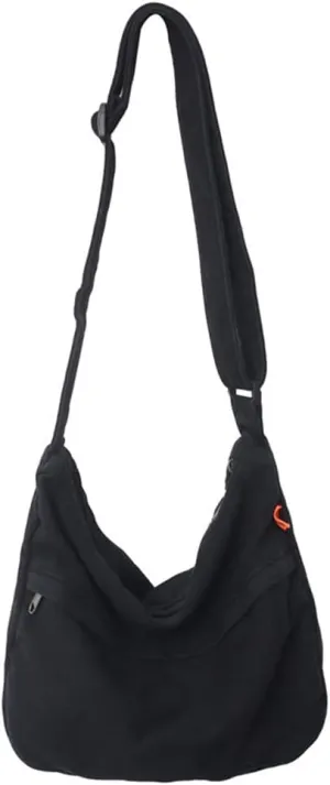 Canvas Tote Bag for Women Men Unisex Purses Women's Crossbody Handbags Hobo Shoulder Bag for Teen Girls