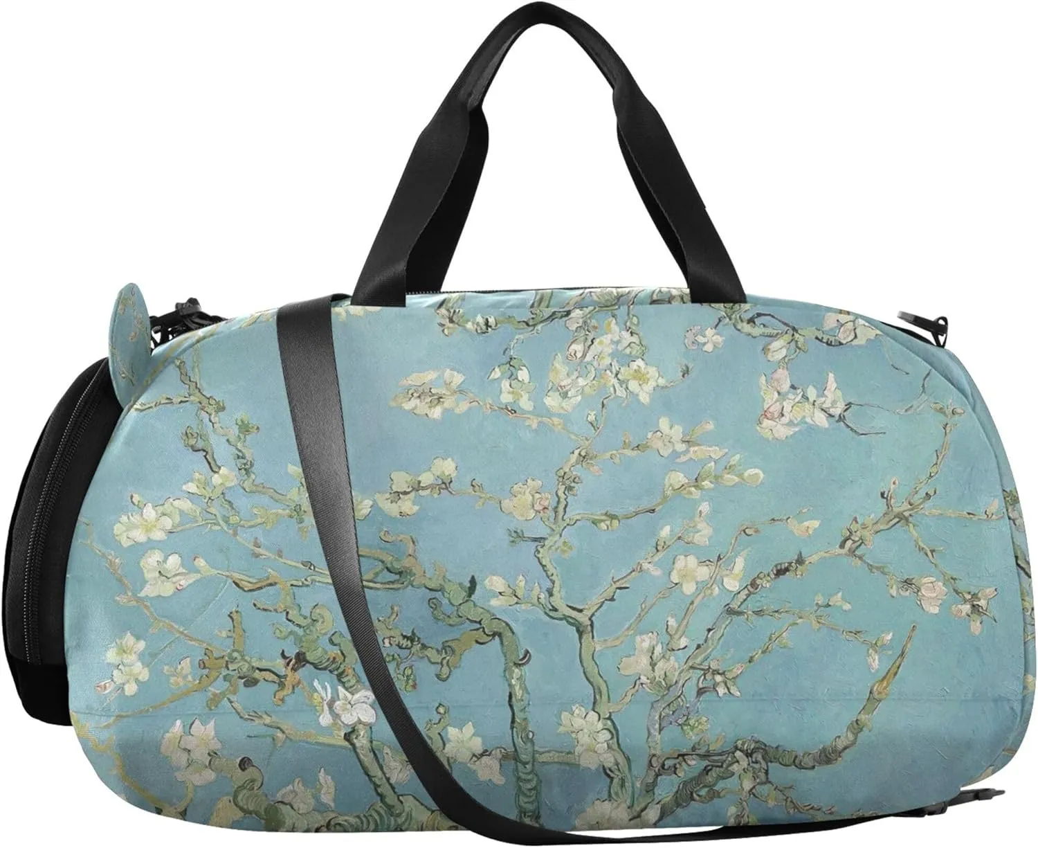 Carry on Duffel Bag for Boys Overnight Bags Toddler Travel Duffle Bags Girls Tote Kids Dance Duffle Almond Blossom Vangogh