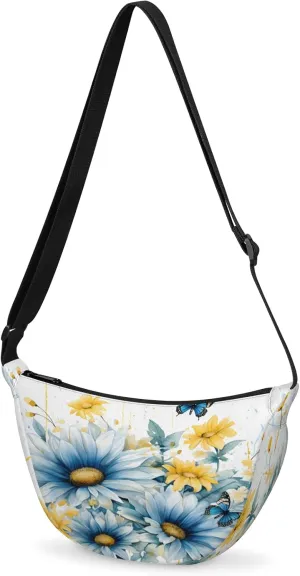 Crescent Crossbody Bag for Women Men, Lightweight Small Sling Hobos Dumpling Bag Crescent Purse, Crescent Moon Bags Crescent Crossbody Bag for Women Men, Lightweight Small Sling Hobos Dumpling Bag Crescent Purse, Crescent Moon Bags