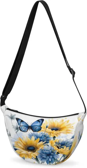 Crescent Crossbody Bag for Women Men, Lightweight Small Sling Hobos Dumpling Bag Crescent Purse, Crescent Moon Bags Crescent Crossbody Bag for Women Men, Lightweight Small Sling Hobos Dumpling Bag Crescent Purse, Crescent Moon Bags