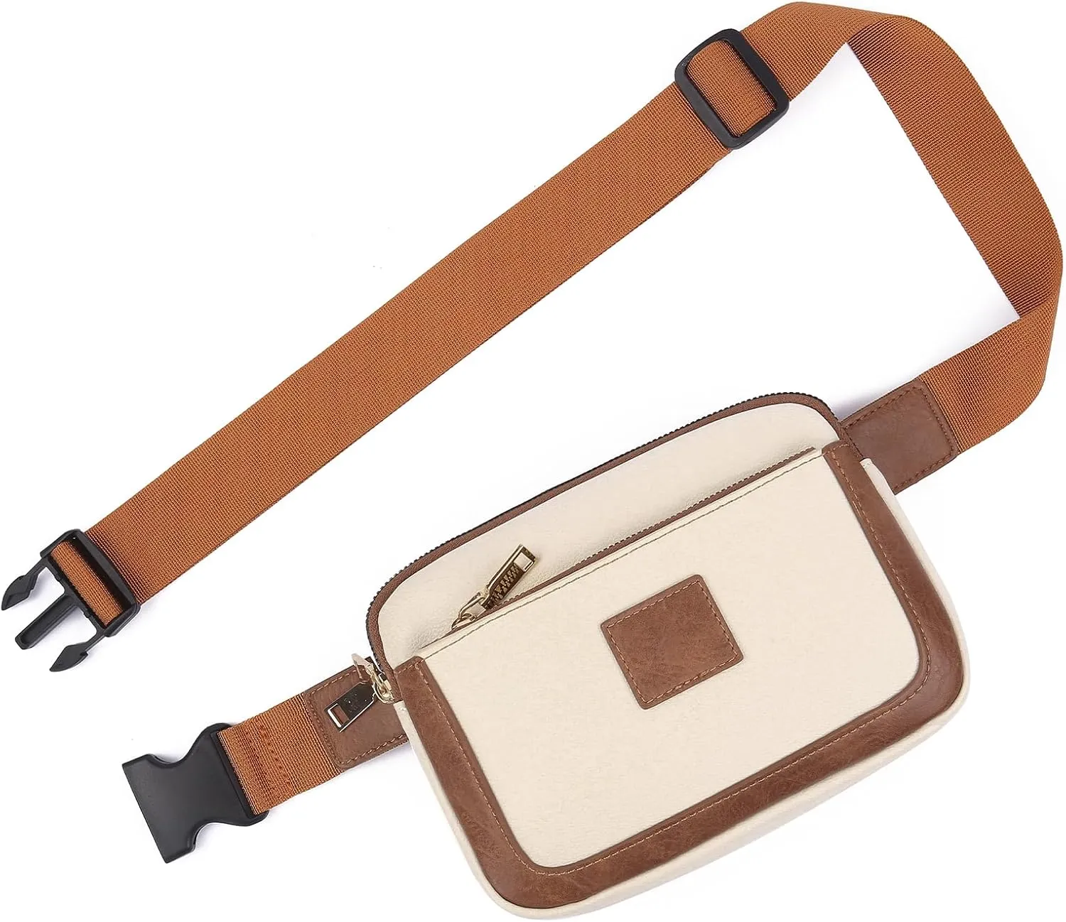 Fanny Packs for Women Leather Belt Bag Crossbody Fashion Waist Packs Bum Bag with Adjustable Strap