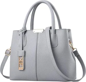 Fashion Handbag Simple Bag Large Capacity One Shoulder Women Bags Messenger Bags Canvas Vintage (Grey, One Size)