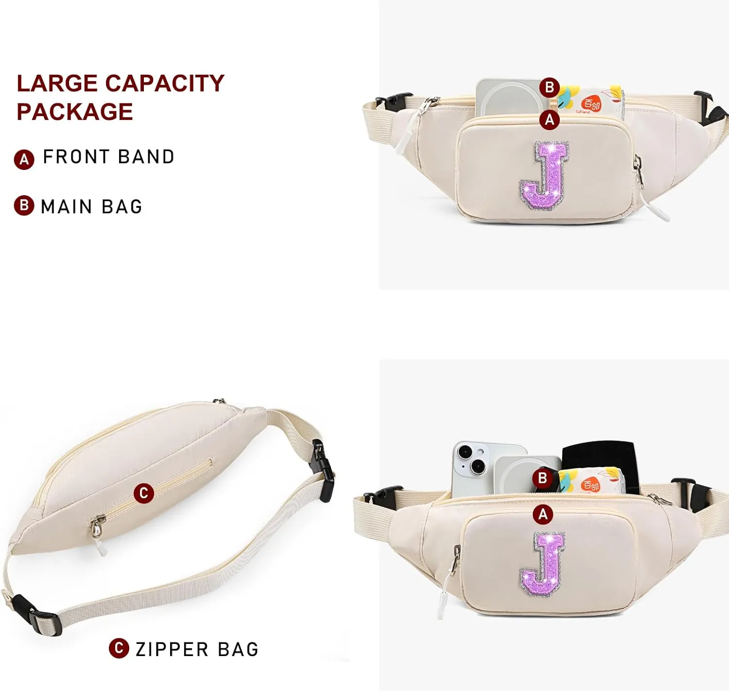 Kids Fanny Pack for Girls, Cute Waist Bag Birthday Gift