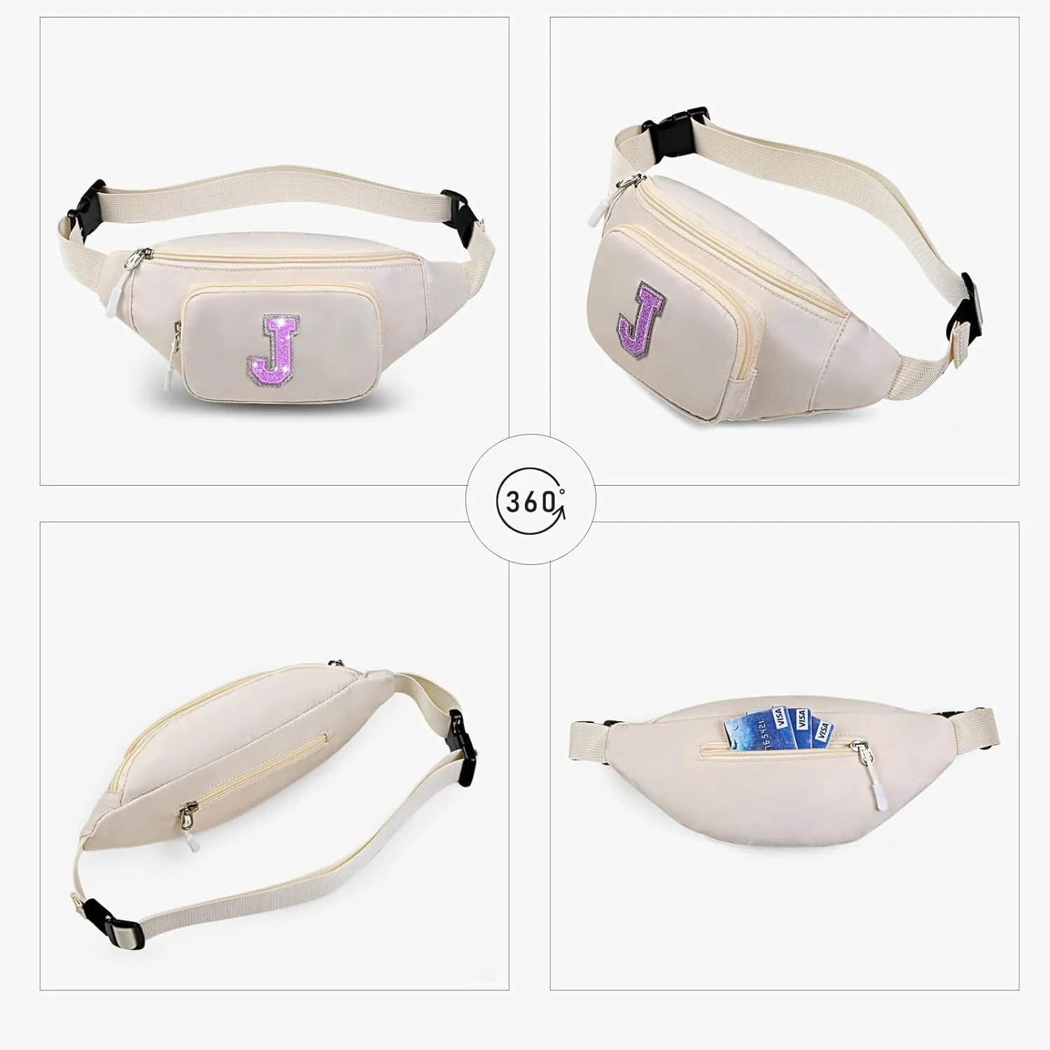 Kids Fanny Pack for Girls, Cute Waist Bag Birthday Gift