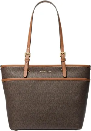 Michael Kors Winston Medium Top-Zip Pocket Tote Bag