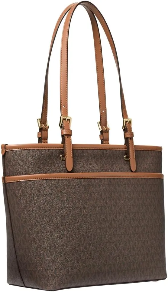 Michael Kors Winston Medium Top-Zip Pocket Tote Bag