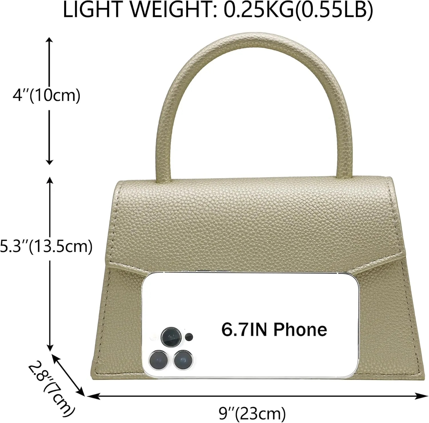 Milisente Women's Evening Bag Bridal Party Clutch Purses Cocktail Prom Handbags with Patent Leather