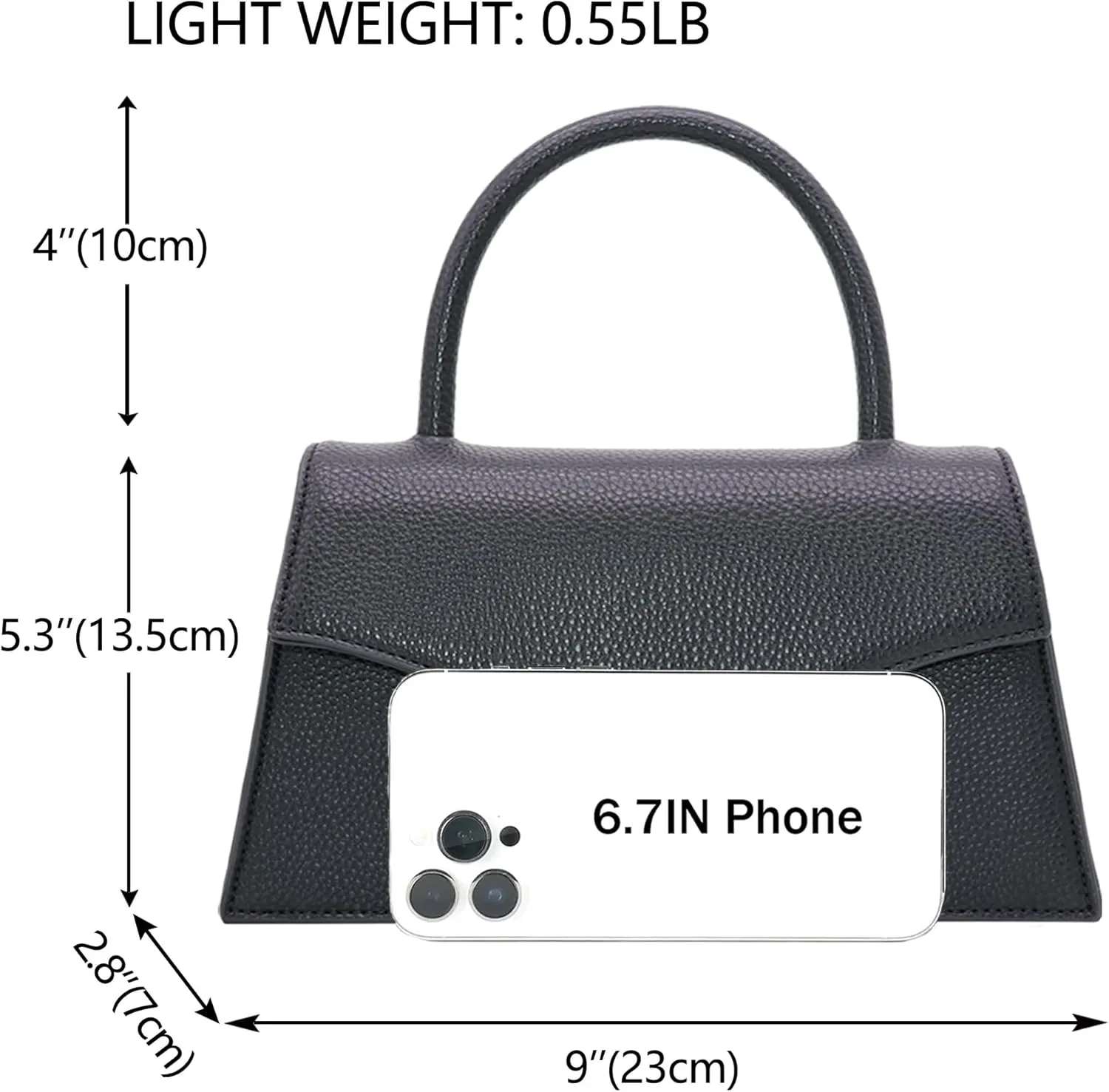 Milisente Women's Evening Bag Bridal Party Clutch Purses Cocktail Prom Handbags with Patent Leather