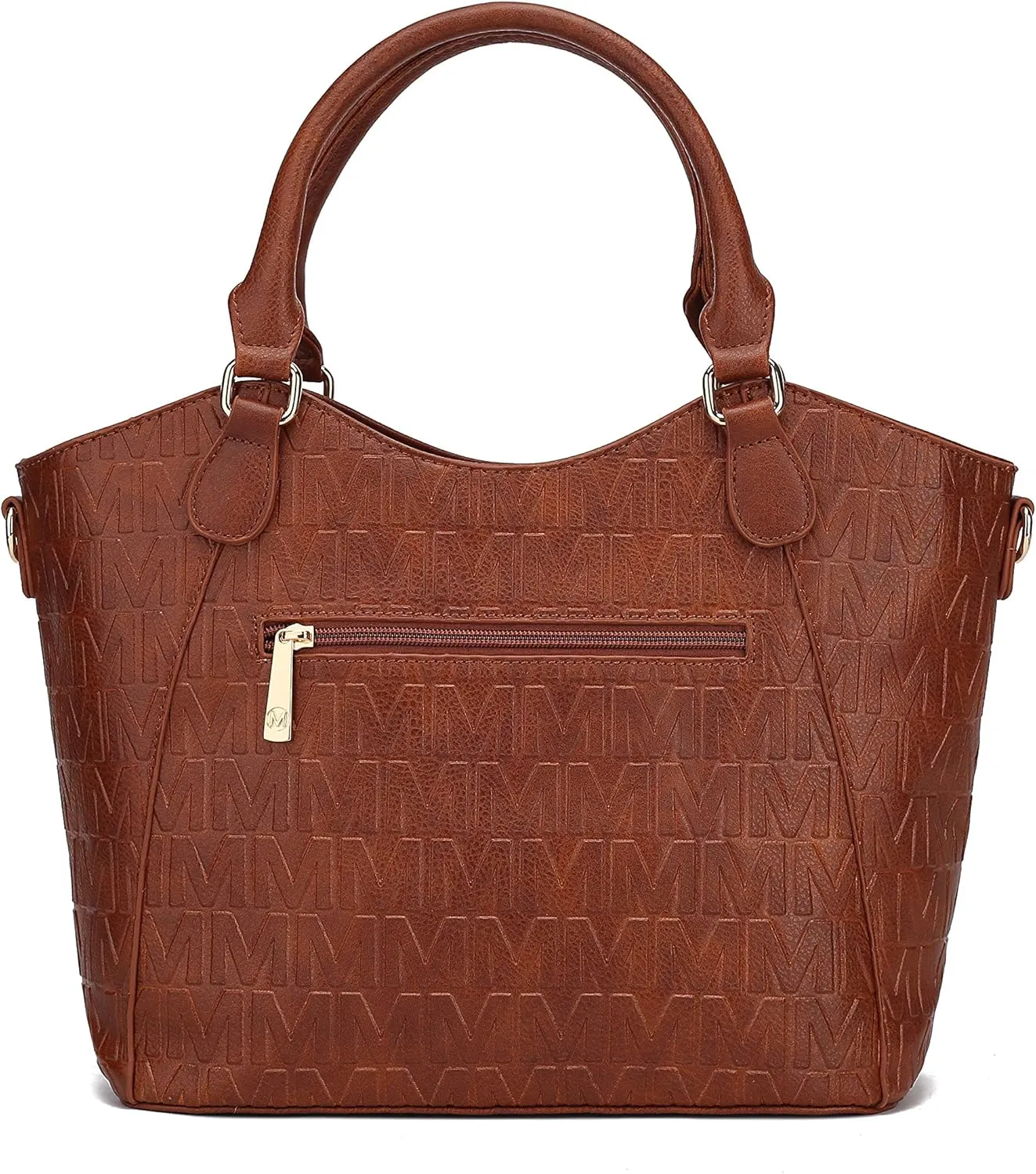 MKF Collection Shoulder Bag for Women, PU Leather Pocketbook Top-Handle Crossbody Purse Tote Satchel Handbag By Mia K