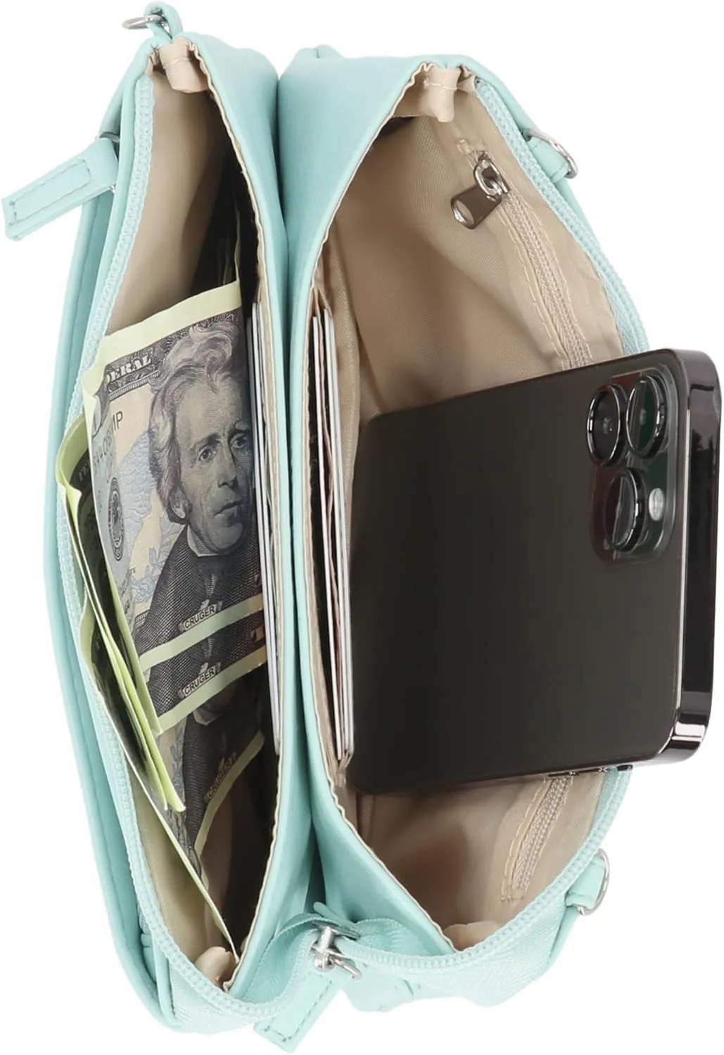 Mundi Brady RFID Wallet Purse Cell Phone Crossbody Bag For Women