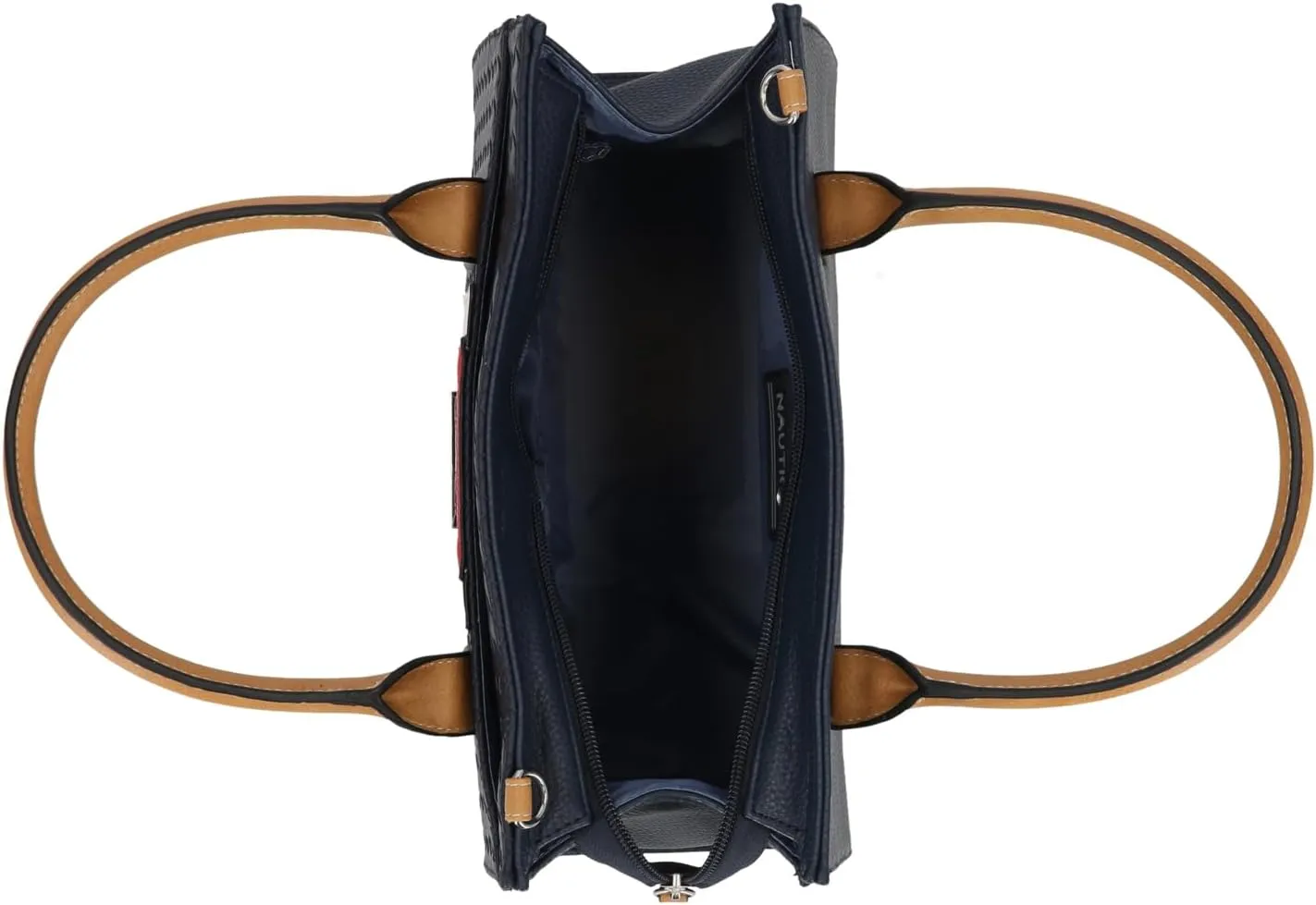 Nautica Womens Sandy Jr. Top Handel Satchel with Removable Crossbody Strap