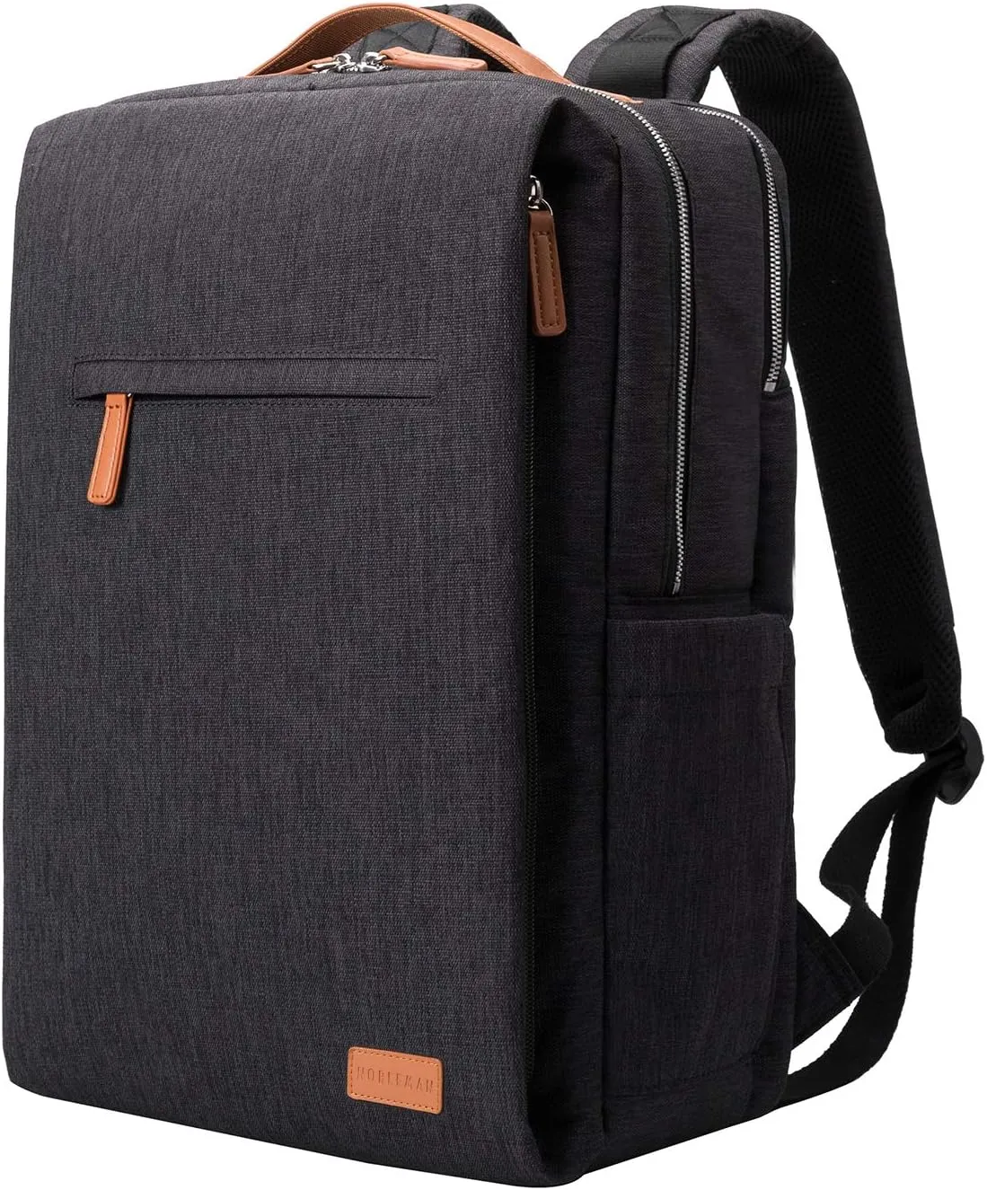 NOBLEMAN Men's Backpack, Laptop Backpack, Waterproof travel Backpack, 15.6 Inch Laptop Backpack, Daypack, carry on backpack with USB (Black)