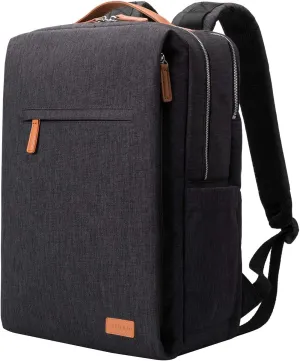 NOBLEMAN Men's Backpack, Laptop Backpack, Waterproof travel Backpack, 15.6 Inch Laptop Backpack, Daypack, carry on backpack with USB (Black)