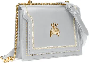 NPBAG Small Purse, Crossbody Bag for Women, Clutch Handbag Shoulder Bag with Metal Chain Strap, Designer Trendy Lady Wallet