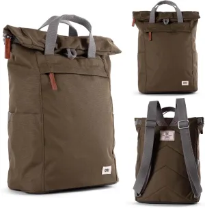 ORI LONDON Rolltop Backpack - Medium Travel Backpack with Lots of Pockets for Men & Women - The Finchley, Moss ORI LONDON Rolltop Backpack - Medium Travel Backpack with Lots of Pockets for Men & Women - The Finchley, Moss