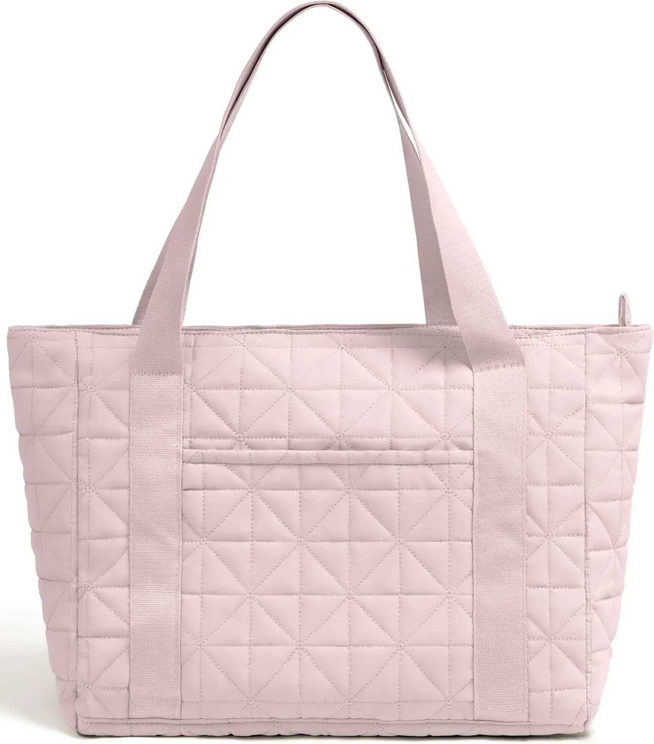 Puffer Tote Bag for Women, Large Quilted Puffy Handbag with Side Pockets Lightweight Shoulder Bag