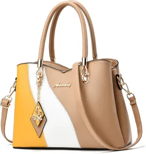 Purses and Handbags for Women Tote PU Leather Ladies Satchel Top Handle Crossbody Shoulder Bag
