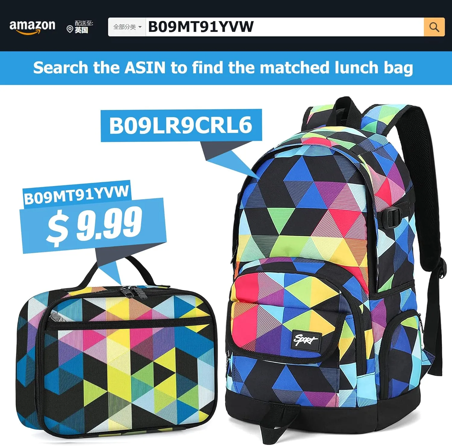 rickyh style School Backpack Travel Bag for Men & Women Lightweight College Back Pack with Laptop Compartmen