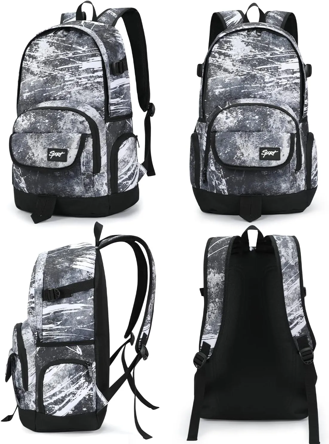 rickyh style School Backpack Travel Bag for Men & Women Lightweight College Back Pack with Laptop Compartmen