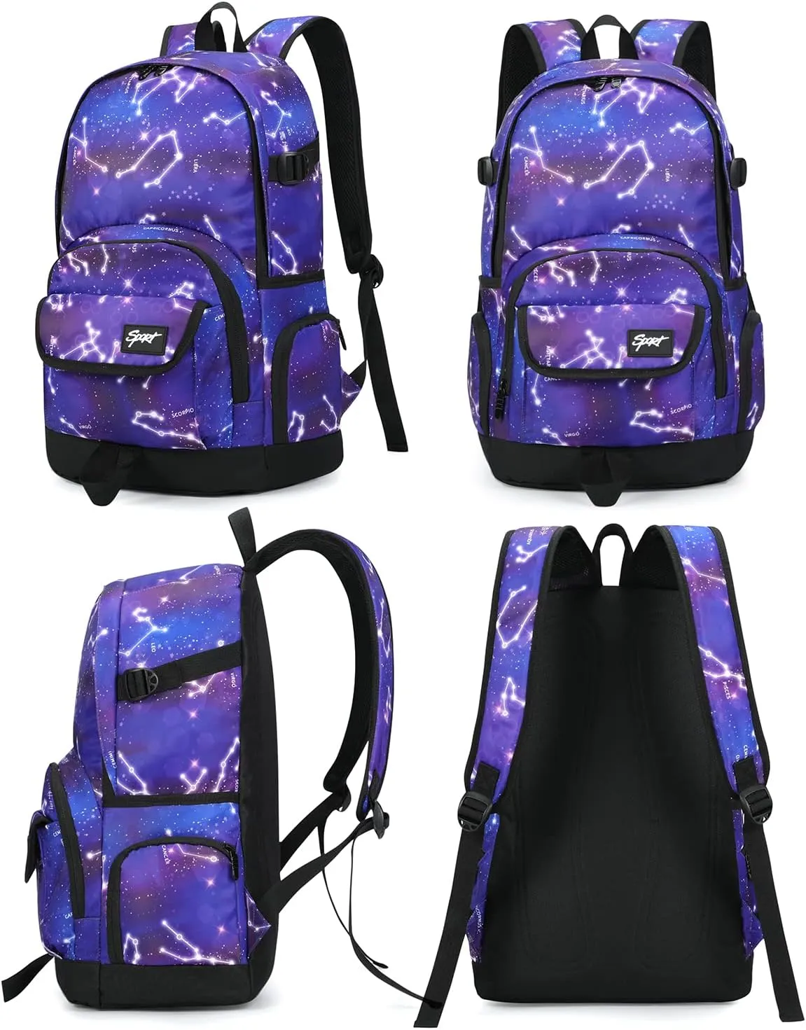 rickyh style School Backpack Travel Bag for Men & Women Lightweight College Back Pack with Laptop Compartmen