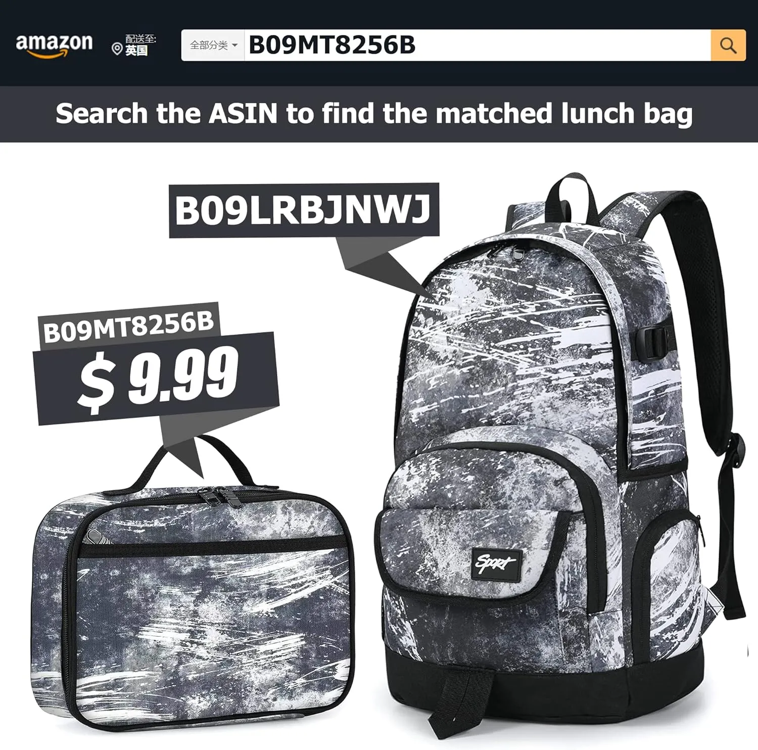 rickyh style School Backpack Travel Bag for Men & Women Lightweight College Back Pack with Laptop Compartmen