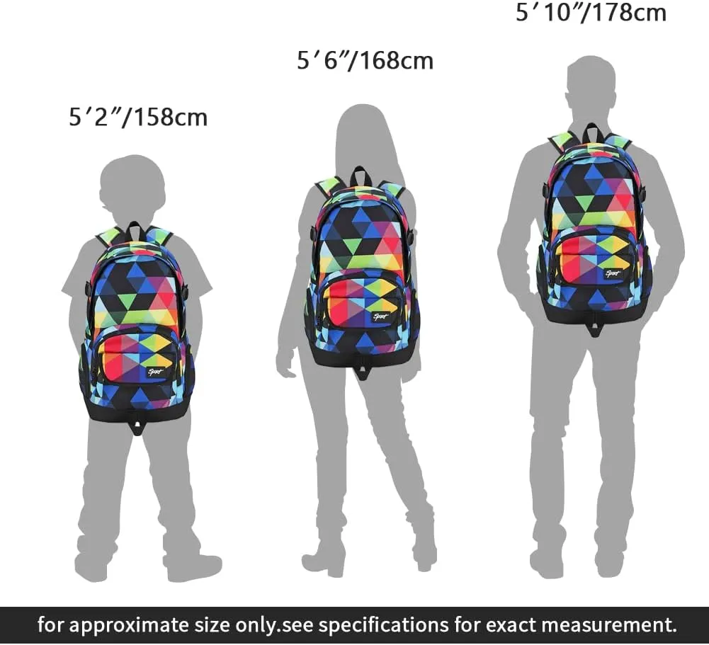 rickyh style School Backpack Travel Bag for Men & Women Lightweight College Back Pack with Laptop Compartmen