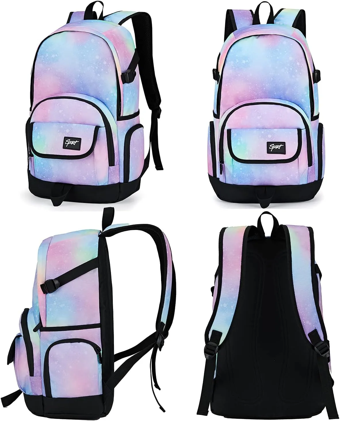 rickyh style School Backpack Travel Bag for Men & Women Lightweight College Back Pack with Laptop Compartmen