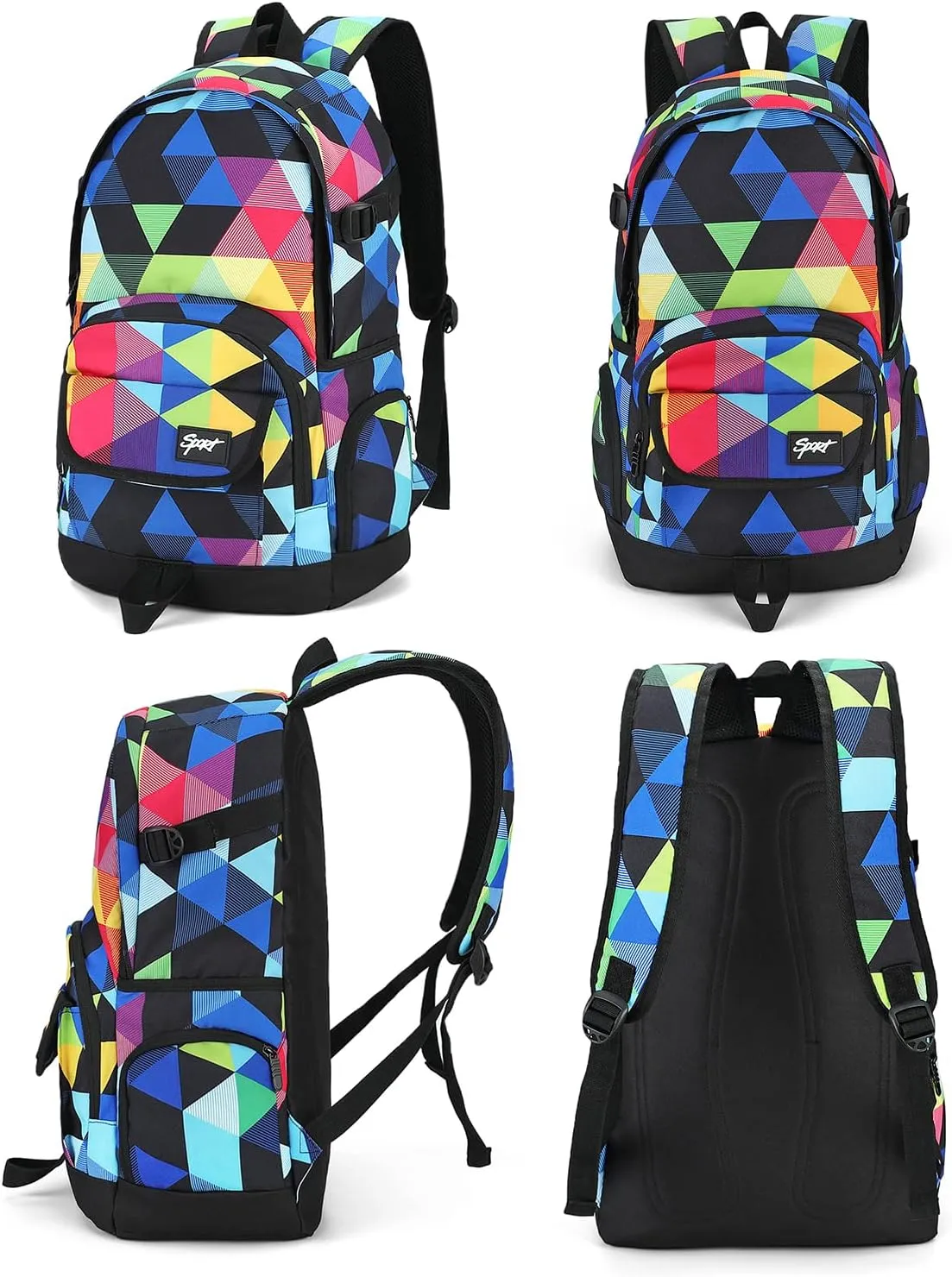 rickyh style School Backpack Travel Bag for Men & Women Lightweight College Back Pack with Laptop Compartmen