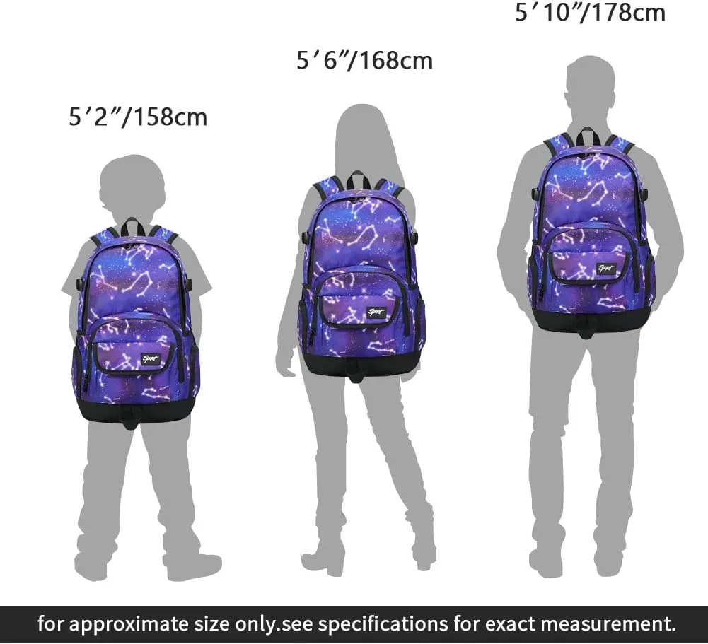 rickyh style School Backpack Travel Bag for Men & Women Lightweight College Back Pack with Laptop Compartmen